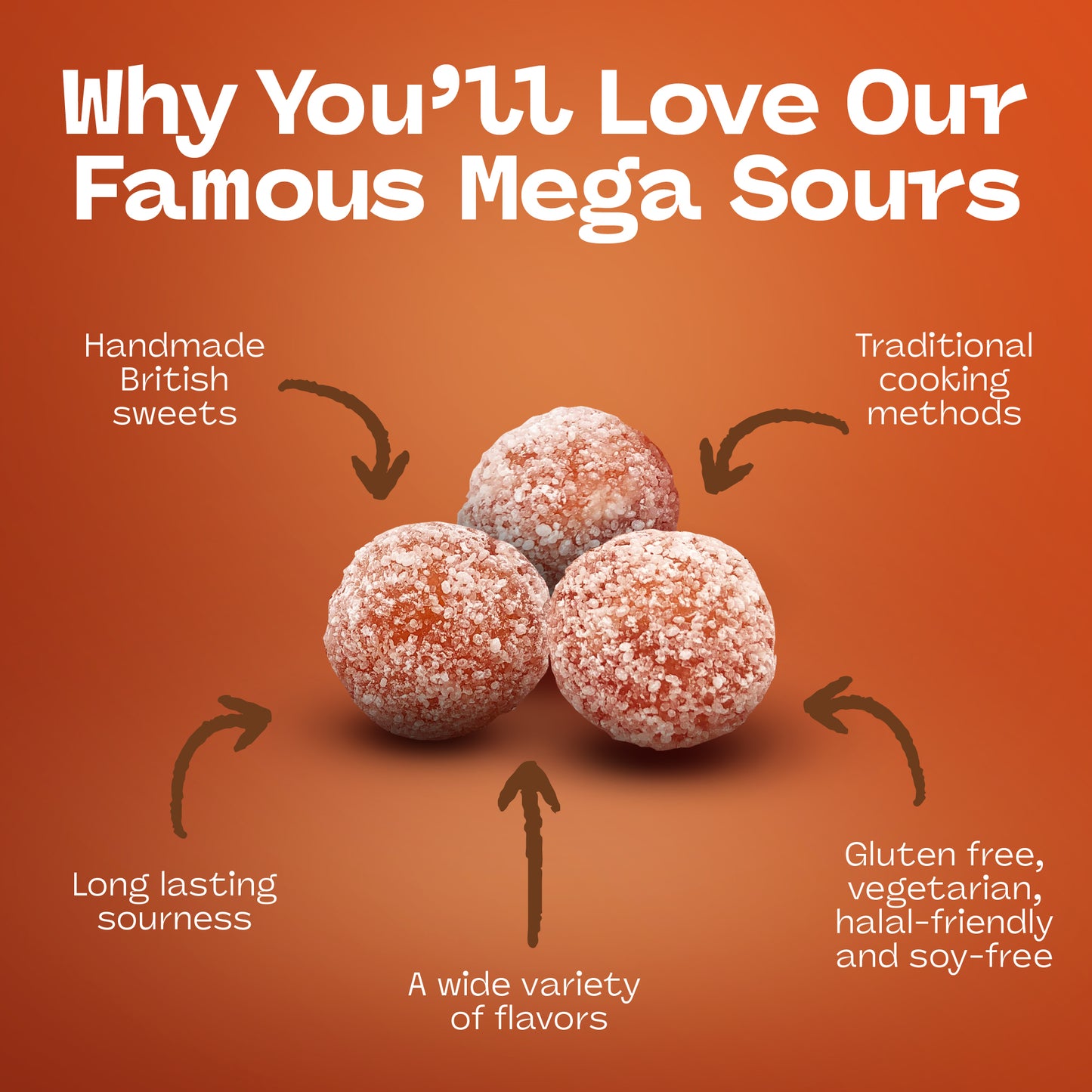 Barnett Sweets Mega Sour Candy Cola 454g (1Lb - Box of 6)