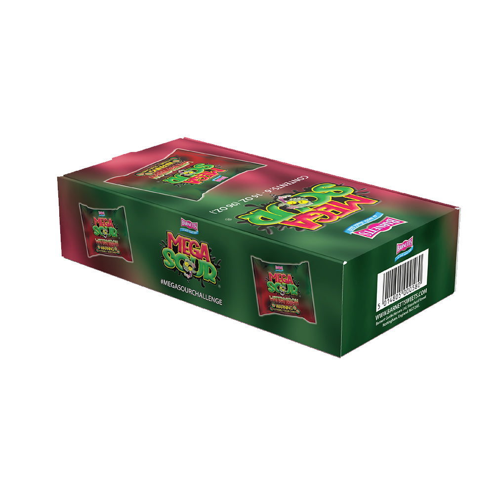 Barnett Sweets Mega Sour Candy Watermelon 454g (1Lb - Box of 6)