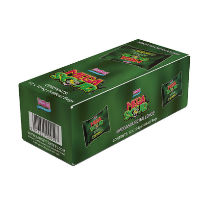 Barnett Sweets Mega Sour Candy Apple 104g (Box of 12)