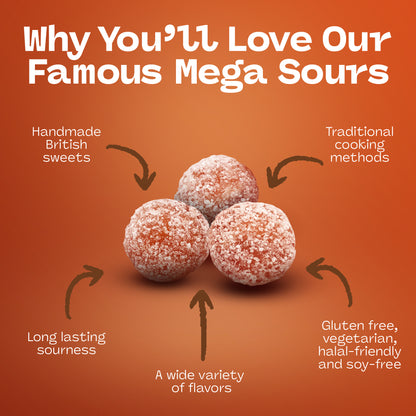 Barnett Sweets Mega Sour Candy Cola 104g (Box of 12)