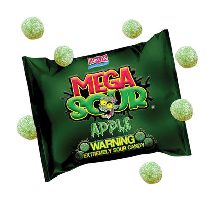 Barnett Sweets Mega Sour Candy Apple 104g (Box of 12)