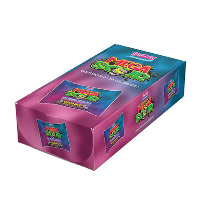 Barnett Sweets Mega Sour Candy Bubblegum 454g (1Lb - Box of 6)
